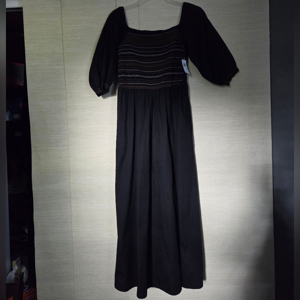 Old Navy Black Maxi Dress Small NWT